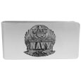 Sculpted Moneyclip - Navy